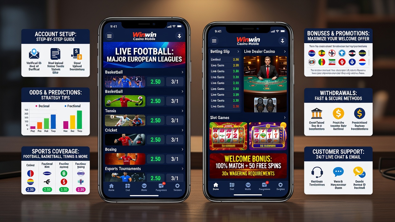 Online Betting Guide: Android and iOS Apps, Account Setup, Odds, Predictions, Sports, Bonuses, Withdrawals, and Customer Support